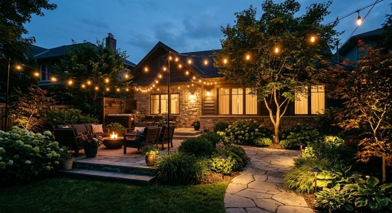 Courtyard Light Installation in Littleton, CO