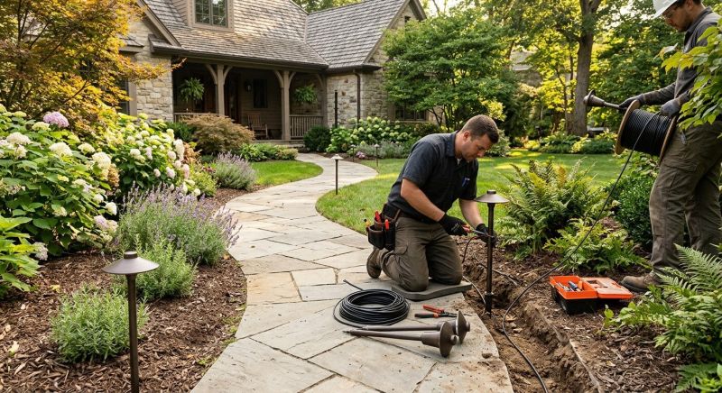 Garden Lighting Installation in Prescott Valley, AZ
