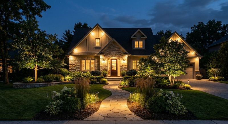 Landscape Lighting Installation in Overland Park, KS