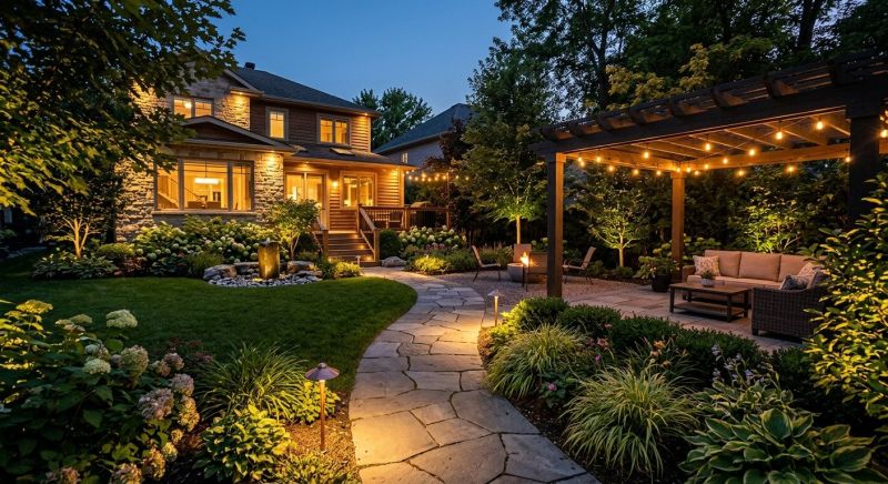Terrace Lighting Installation in Olathe, KS